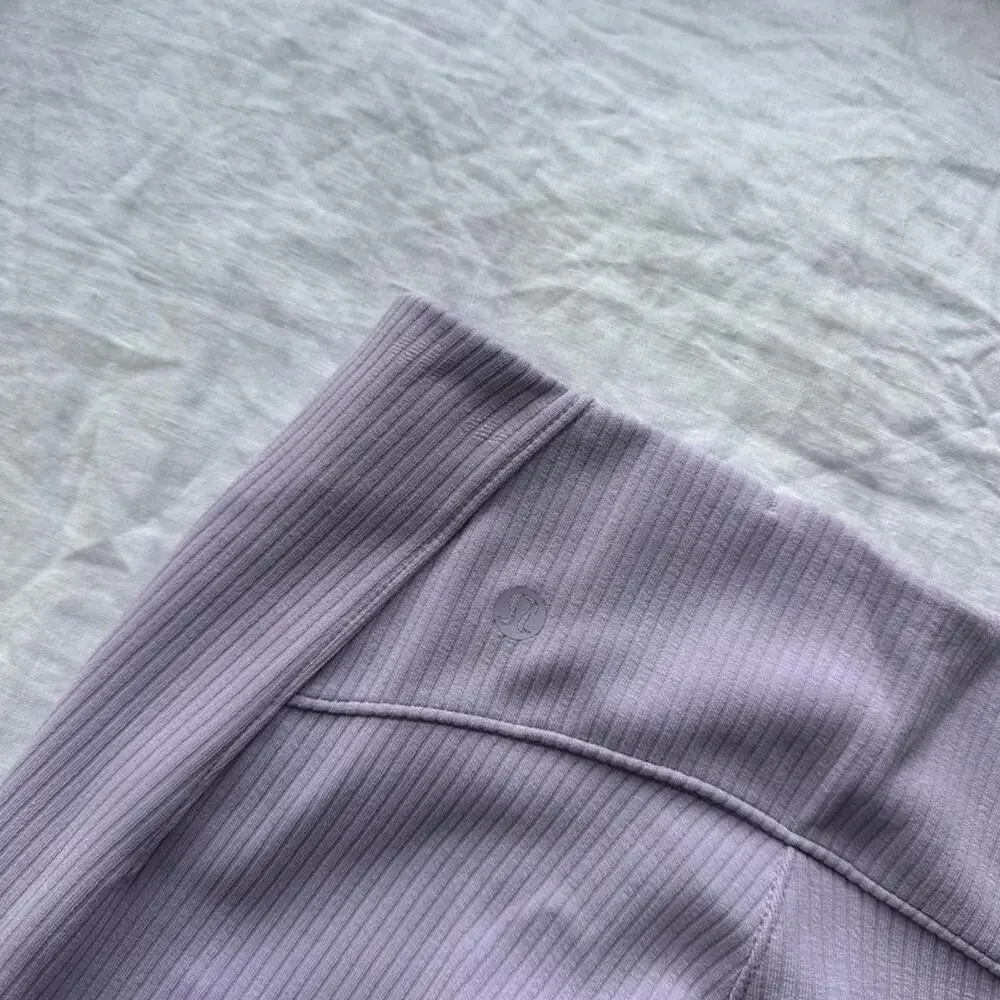 lululemon athletica purple ribbed